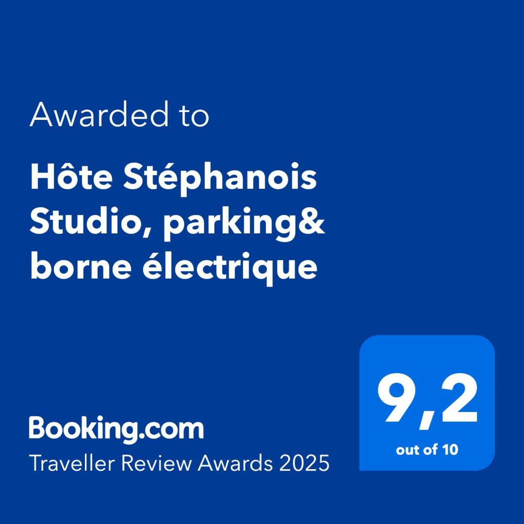Hote Stephanois Studio, Parking& Borne Electrique Сент-Этьен Экстерьер фото